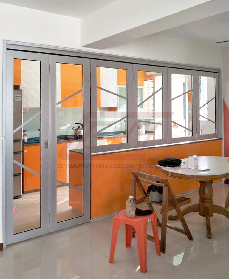 Multi Fold Doors Central Aluminium Glass